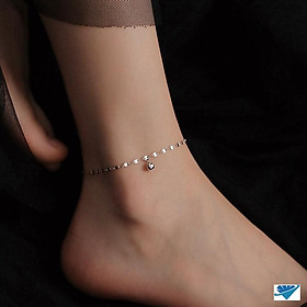 Lắc chân bạc thời trang chất liệu bạc s925 MS05c