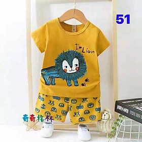 Bộ Cotton cộc tay Bé trai sz 90-140