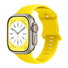 Dây Silicon Khóa Thể Thao cho Apple Watch Series 1/2/3/4/5/6/7/8/9/SE1,2 & Apple Watch Ultra 1/2 Size 38/40/41/42/44/45/49mm - Hàng Chính Hãng