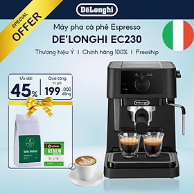 [Hàng chính hãng] Máy pha cà phê espresso DeLonghi Stilosa EC230.BK