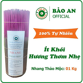 Mua Nhang sạch thảo mộc 1kg/bó