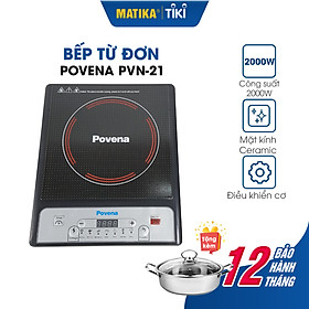 Mua Bếp Từ POVENA PVN-21 Đa Chức Năng Nấu Tặng Kèm Nồi Lẩu - Hàng Chính Hãng
