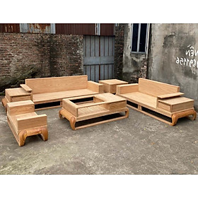 Mua Bộ sofa góc gỗ gõ đỏ mẫu mới