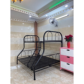 Mua Giường sắt 2 tầng trên 1m dưới 1m4