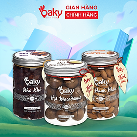 Quà Tặng Oaky - Combo Hạt Dinh Dưỡng Cao Cấp Hạnh Nhân, Hạt Macca, Nho Khô - Tặng Túi Giấy Sang Trọng