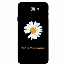 Ốp lưng in cho Samsung J7 Prime Mẫu Cúc To Nền Đen