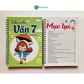 Sách TakeNote Văn 7 - Cánh Diều Khổ A5 - An An