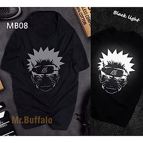 Áo Tay Lỡ Unisex Phản Quang Naruto Form Rộng Vải Mịn Đủ size - Naruto