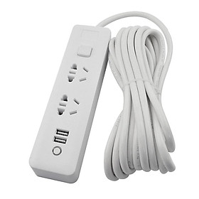 Ổ cắm điện thông minh 2 cổng tích hợp 2 cổng USB