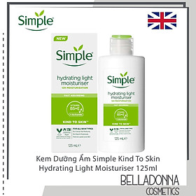 Kem Dưỡng Ẩm Da Simple Kind To Skin Hydrating Light Moisturiser 125ml