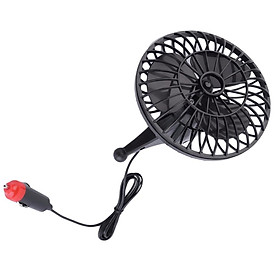 Portable Mini Vehicle Air Cooling Fan Suction Cup Adsorption Fan 12V 4inch