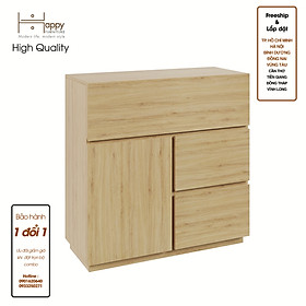 Mua  Happy Home Furniture  MACRO  Tủ đựng đồ 1 cánh mở - 3 ngăn kéo   100cm x 40cm x100cm ( DxRxC)  THK_041