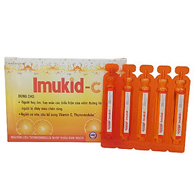 Tăng cường sức đề kháng - Siro IMUKID C bổ sung vitamin C và Thymomodulin