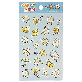 Sticker Snack Morning Glory 79981 - Mẫu 4 - Xanh Dương