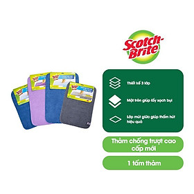 Mua Thảm chống trượt cao cấp Scotch-Brite 3M 40x60cm đa năng  lấy bụi hiệu quả  thấm hút nước tốt  nhanh khô