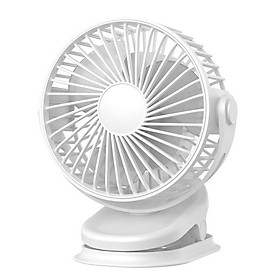 Mua Quạt mini  quạt kẹp bàn sạc tích điện 3 tốc độ gió sạc pin usb tiện dụng xoay 720 độ  hoạt động êm ái  bảo hành 12 tháng
