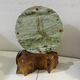 Đồng hồ phong thủy đường kính 19 cm cho mệnh Kim và Thổ, quà tặng tân gia ý nghĩa