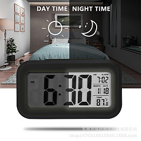 Mua Đồng Hồ Báo Thức Điện Tử Để Bàn Màn Hình LCD Đa Chức Năng: Thời Gian  Lịch  Báo Thức  Nhiệt Độ ( Mẫu mới 2020
