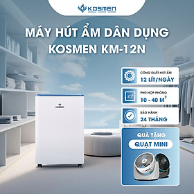 Mua Máy Hút Ẩm Dân Dụng Kosmen KM-12N Công Suất