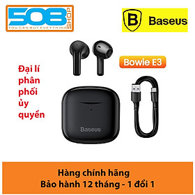 Mua Tai nghe bluetooth kèm App - Low latency Baseu True Wireless Earphones Bowie E3 - Hàng chính hãng