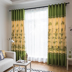 Mua Rèm cửa trúc xanh in hai mặt (nhiều size)