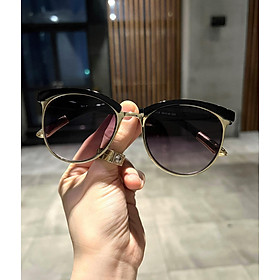 Kính râm, Kính mát Clubmaster vuông nửa viền Mắt polaroid phân cực