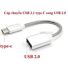 Cáp OTG USB Type C sang USB 2.0