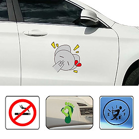 Sticker dán xe icon mới lạ