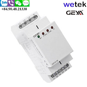Mua Wetek | Geya GRV8-09 Relay điện áp 3 pha  bảo vệ pha (thứ tự pha  mất pha  ngược pha)  36mm  DIN  2xSPDT (8A)