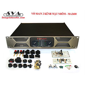 VỎ MAIN 2 KÊNH MẶT NHÔM - MA2600