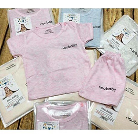 BỘ NOUBABY CỘC CHẤT COTTON SỜ MÁT TAY