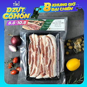 Thịt bụng ba rọi Iberico cắt mỡ (khay 300g)