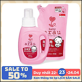 Chai Nước Giặt Arau Baby (800ml) - Tặng Túi Nước Giặt Arau Baby (720ml)