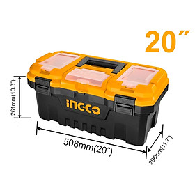 Mua Hộp nhựa đựng  công cụ 20   (khóa kim loại) ingco PBX2002