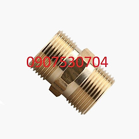 Mua Khớp nối dây xịt máy rửa xe dây xịt rửa áp lực - 2 đầu ren 22mm