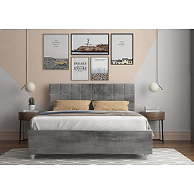 Mua Giường ngủ thông minh Tundo bọc nhung ngăn chứa đồ lớn tiện lợi