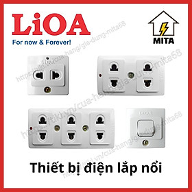 Thiết bị điện lắp nổi LiOA - Ổ cắm và công tắc lắp nổi LIOA