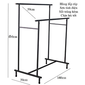 Mua Giá phơi quần áo kép hai tầng - chịu lực 150kg - Giá tại Xưởng