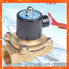 Mua Van điện từ phi 21  phi 27 phi 34 thường đóng 220V  van thoát nước  van nước điều khiển bằng điện