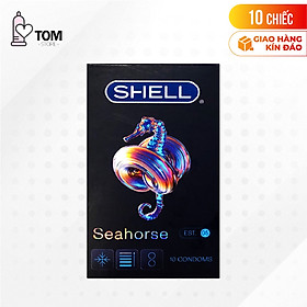 Bao cao su Shell Seahorse - Kéo dài thời gian - Hộp 10 cái