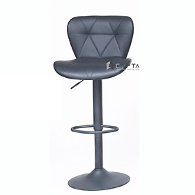 Mua Ghế quầy bar nệm bọc pvc cao cấp chân nâng hạ sắt sơn màu đen CB2126A-P Nội thất Capta