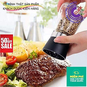 Mua Lọ Xay Tiêu Cầm Tay Siêu Nhanh Bằng Thủy Tinh Dày Dặn Có Nắp Đậy - Hàng Cao Cấp