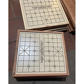 Bàn cờ nguyên khối gỗ hương kt 37x47cm