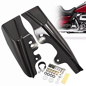 Black Mid-Frame Air Deflector Compatible for Harley Touring Street Electra Glide  2001-2008