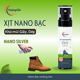 Khử Mùi Giày Dép Nano Bạc 100ml Xịt Khử Khuẩn Giày Dép HGshop Cho Giày Thơm Thoáng