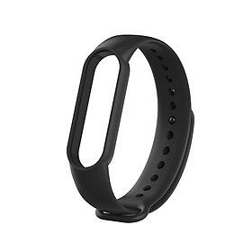 Dây Đeo Thay Thế Cho Vòng Đeo Tay Thông Minh Xiaomi Miband 5 Dẻo TPU chơn màu