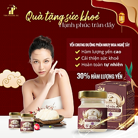 Tổ yến chưng đường phèn Nhụy hoa nghệ tây - Tiến Phương (70 ml/hũ)