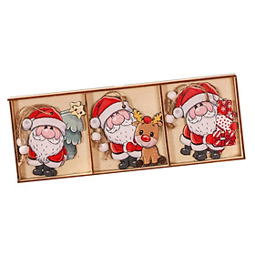 Wooden Christmas Pendant Merry Decor for Home Ornaments Christmas Tree Decor Xmas Gifts New Year