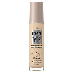 Maybelline Dream Radiant Liquid Foundation 50 Creamy Natural