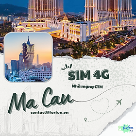 Sim 4G du lịch Ma Cau [Giá rẻ - Hỗ trợ 24/7